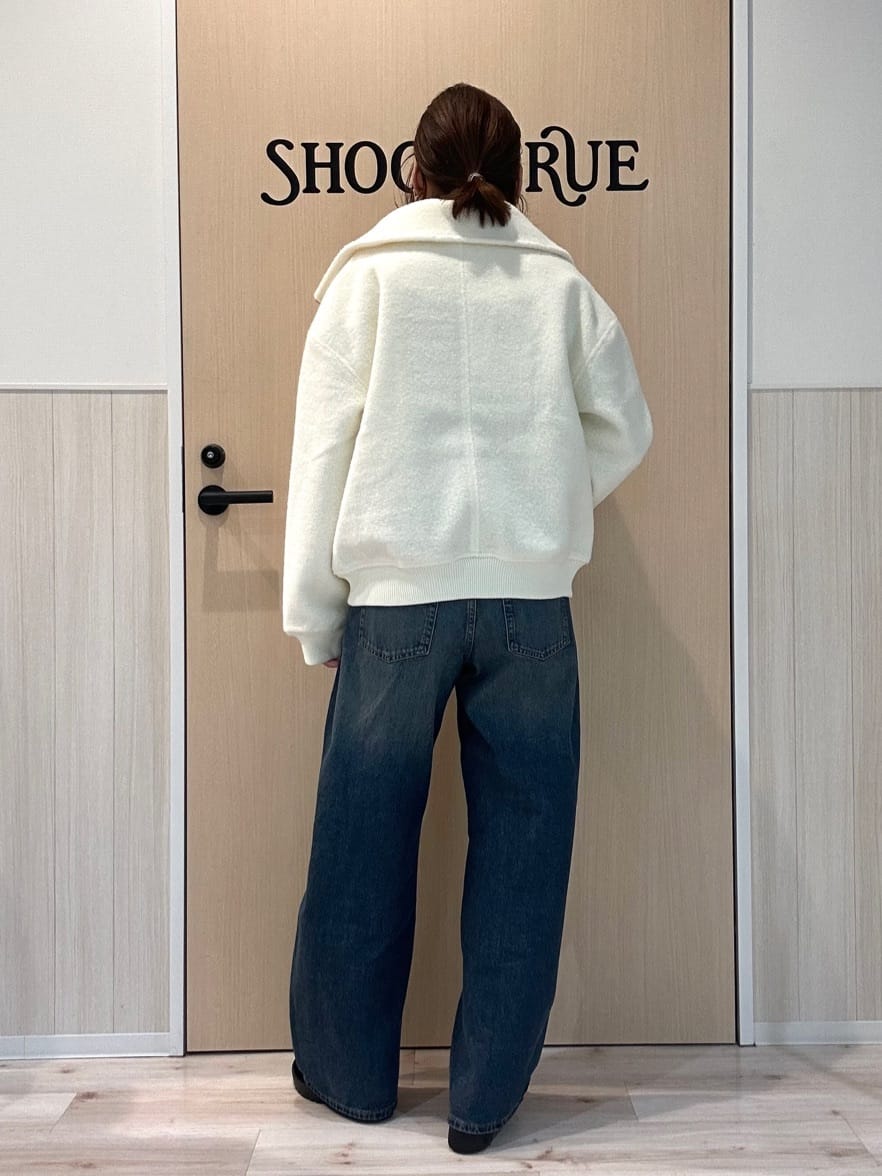 funafunaさんの「SHOO･LA･RUE｜【S-LL】軽くてふんわりあたたかい スライバージャケット」を使ったコーディネート