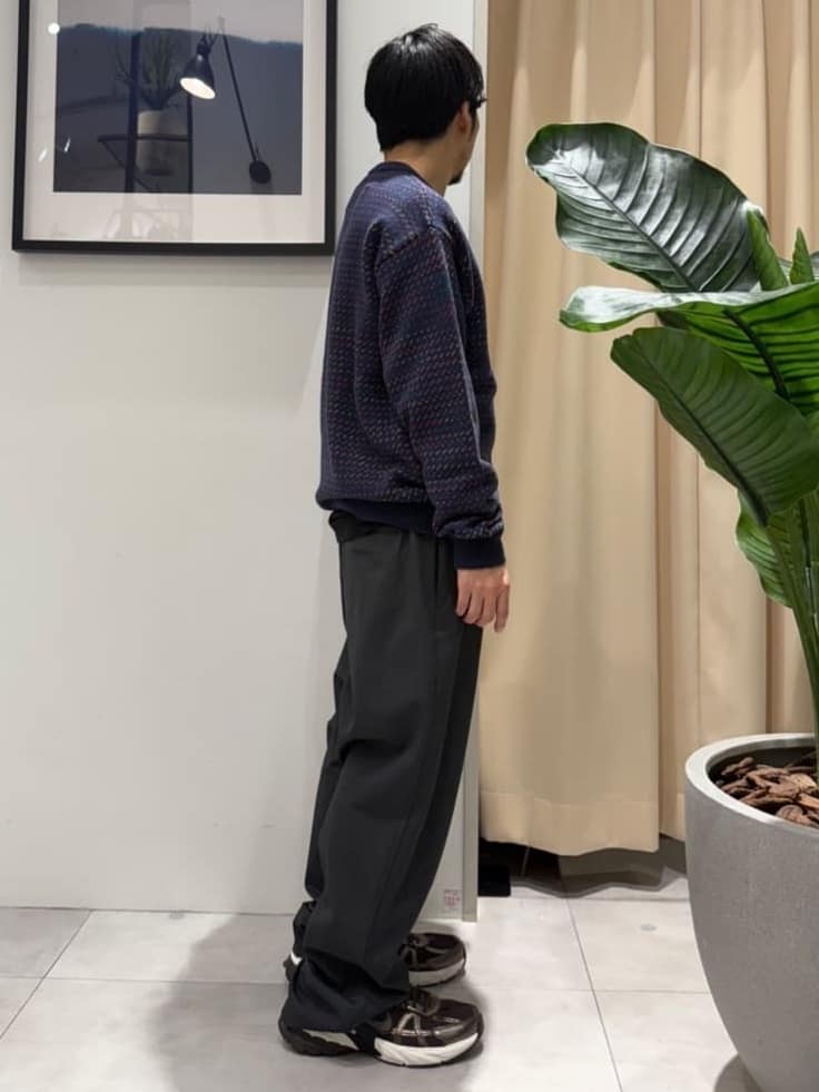 はさんの「THE SHOP TK｜バーズアイグラデーションニット 洗濯機OK／ユニセックスでおすすめ！」を使ったコーディネート