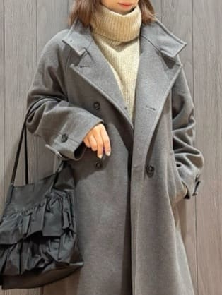 meiさんの「SHOO･LA･RUE｜【洗濯機可/S-LL/体型カバー】女性らしい美シルエット チュニックニットワンピース」を使ったコーディネート