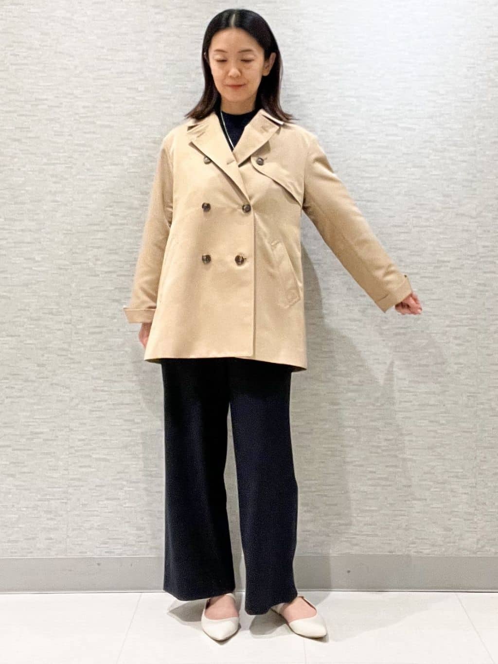 marikoさんの「Reflect｜【オン・オフ着回しやすい◎】ダブルブレストジャケット」を使ったコーディネート