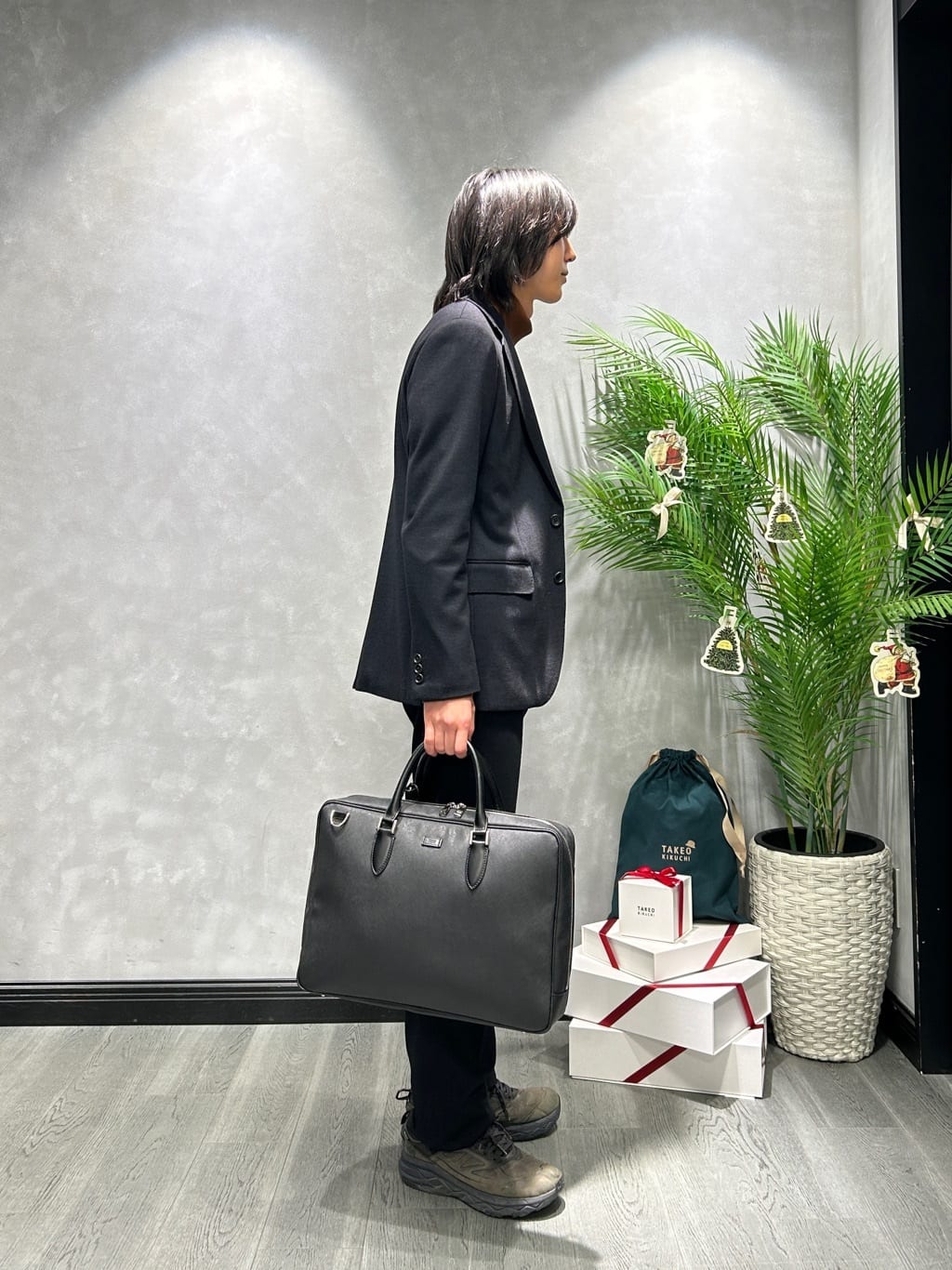 ruiさんの「TAKEO KIKUCHI｜【Sサイズ～】尾州織 ピンヘッドムリネ ジャケット」を使ったコーディネート
