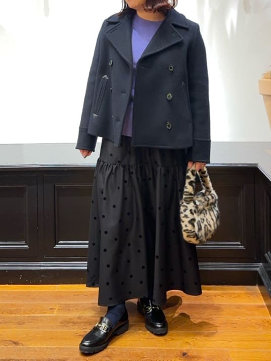 Asamiさんの「DRESSTERIOR｜コンパクトフェイクファーバッグ」を使ったコーディネート