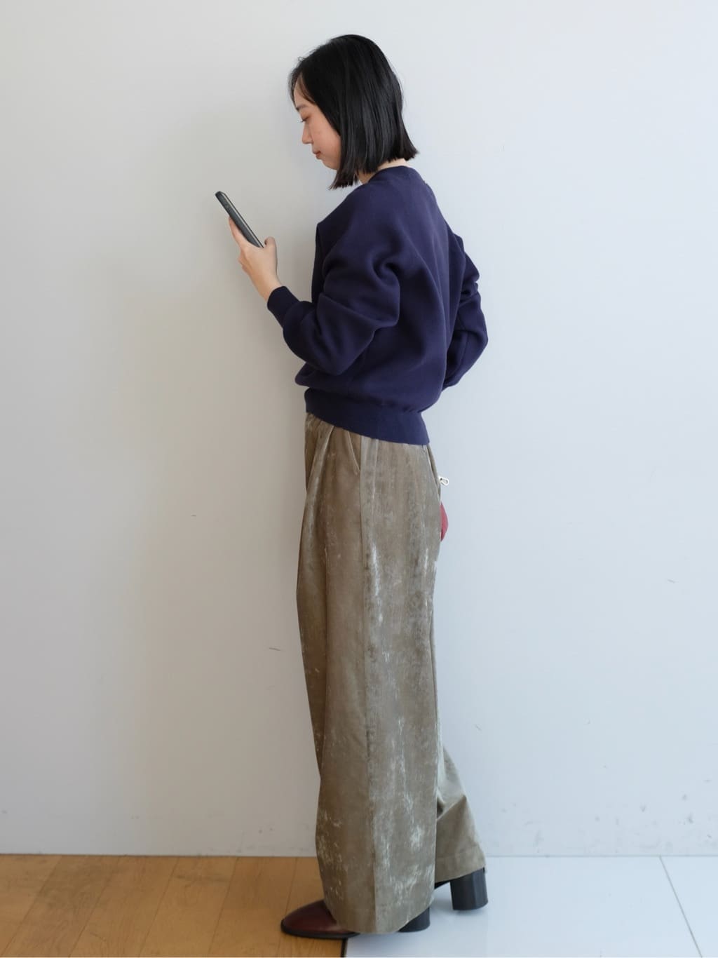Kishimotoさんの「DRESSTERIOR｜◆アニージャカードニット」を使ったコーディネート