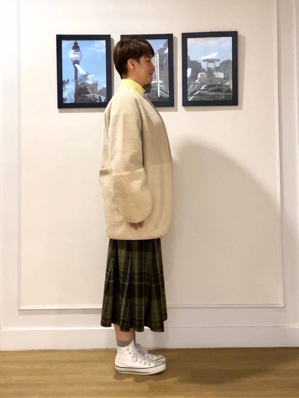 Hiroさんの「Dessin｜【2WAY】フェイクムートンコート」を使ったコーディネート