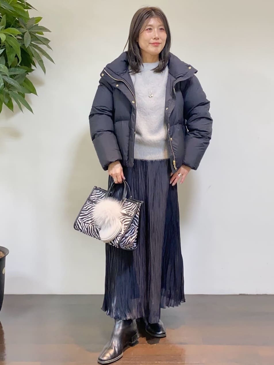 tomoさんの「UNTITLED｜【トレンド/撥水機能/防寒】ショートダウンコート」を使ったコーディネート
