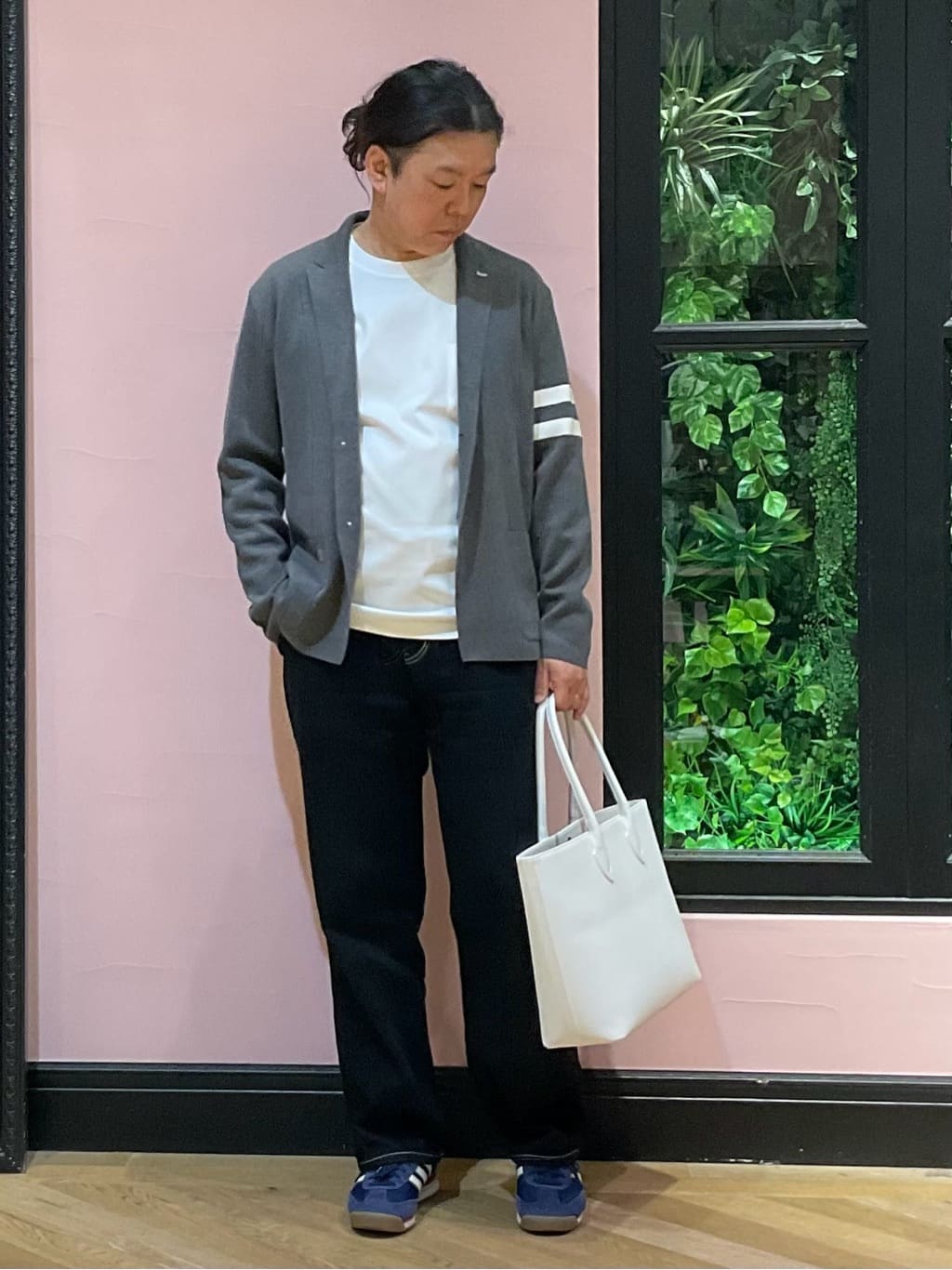Nagaseさんの「DRESSTERIOR｜【ウォッシャブル】スプリング ニットジャケット」を使ったコーディネート