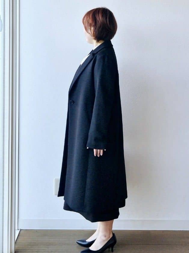 やじまさんの「UNTITLED｜【洗える/細見え】ツイード ジャンパースカート」を使ったコーディネート