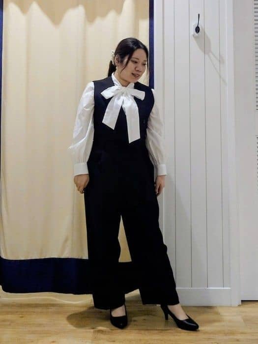 Haraさんの「Dessin｜【入卒/セレモニー】ボウタイリボンブラウス」を使ったコーディネート