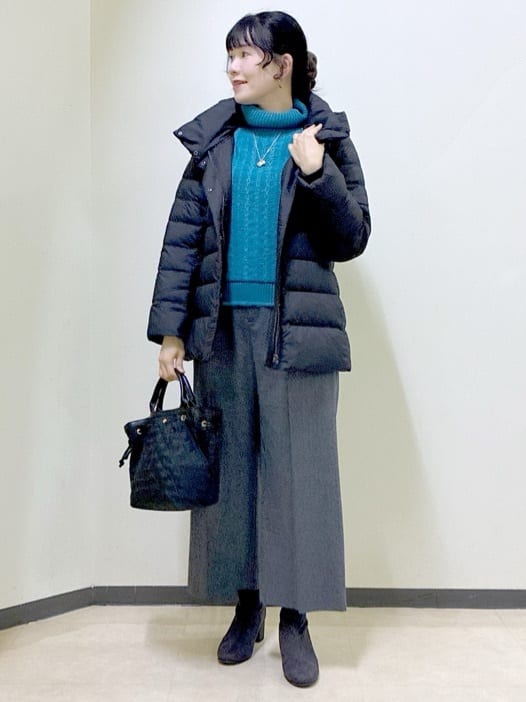  beni_gingerさんの「Reflect｜【SS-4Lサイズ】フーデッドミドルダウンコート」を使ったコーディネート