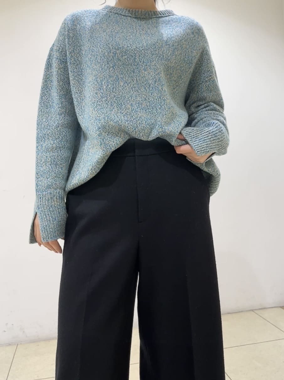 watanabeさんの「UNTITLED｜【ゆったり】三つ杢カラーニット」を使ったコーディネート