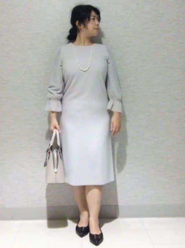 sakoさんの「Reflect｜【SS-4Lサイズ／通勤／セットアップ可】ノーカラージャケット」を使ったコーディネート