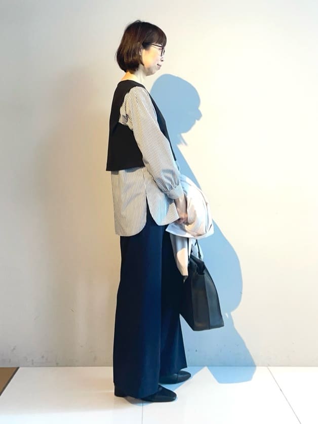 murayamaさんの「INDIVI｜【洗える／UVケア】レイヤード風デザイントップス」を使ったコーディネート