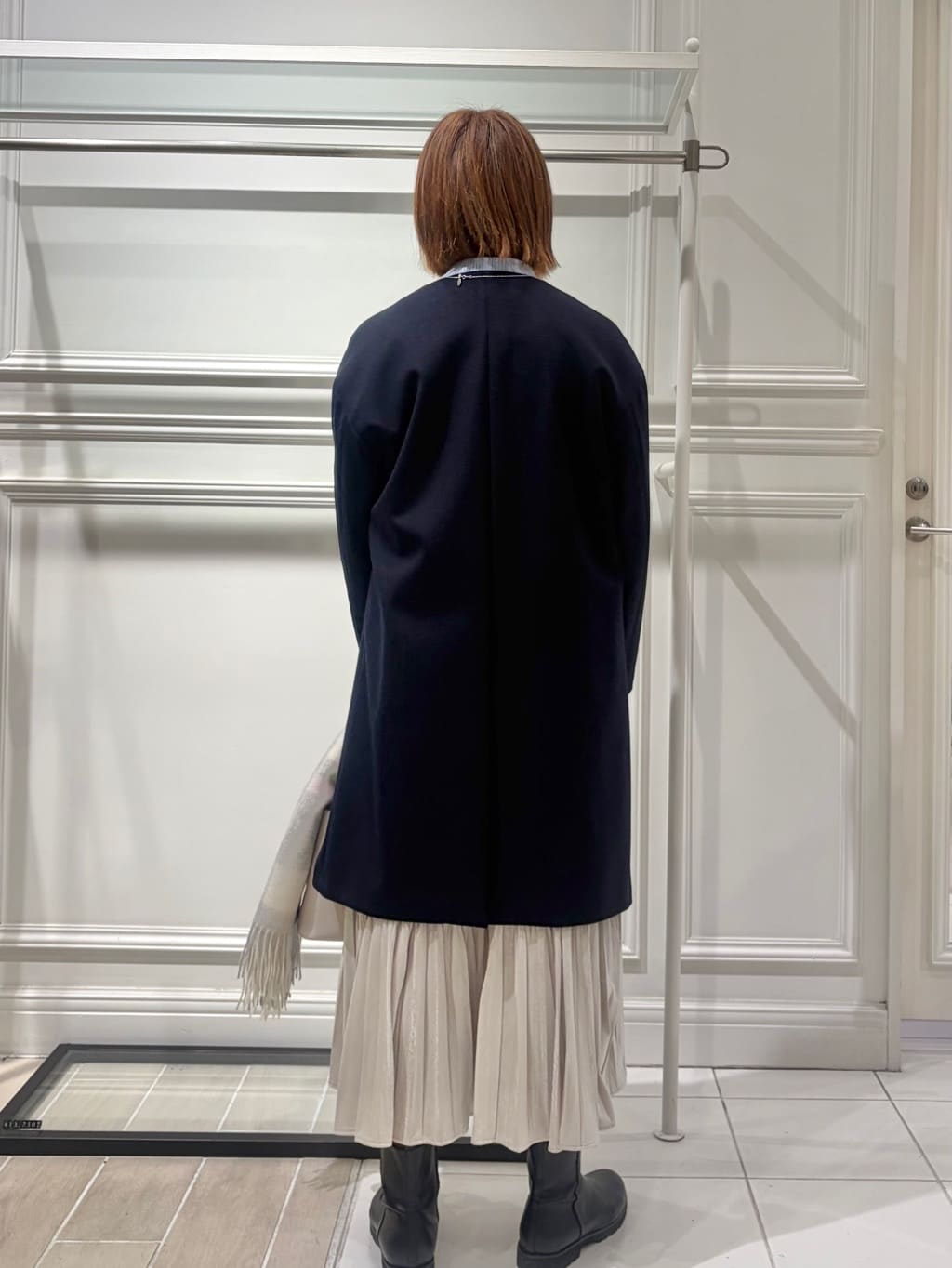 AKKOさんの「UNTITLED｜【洗える】スポンディッシュ ボトルネックニット」を使ったコーディネート