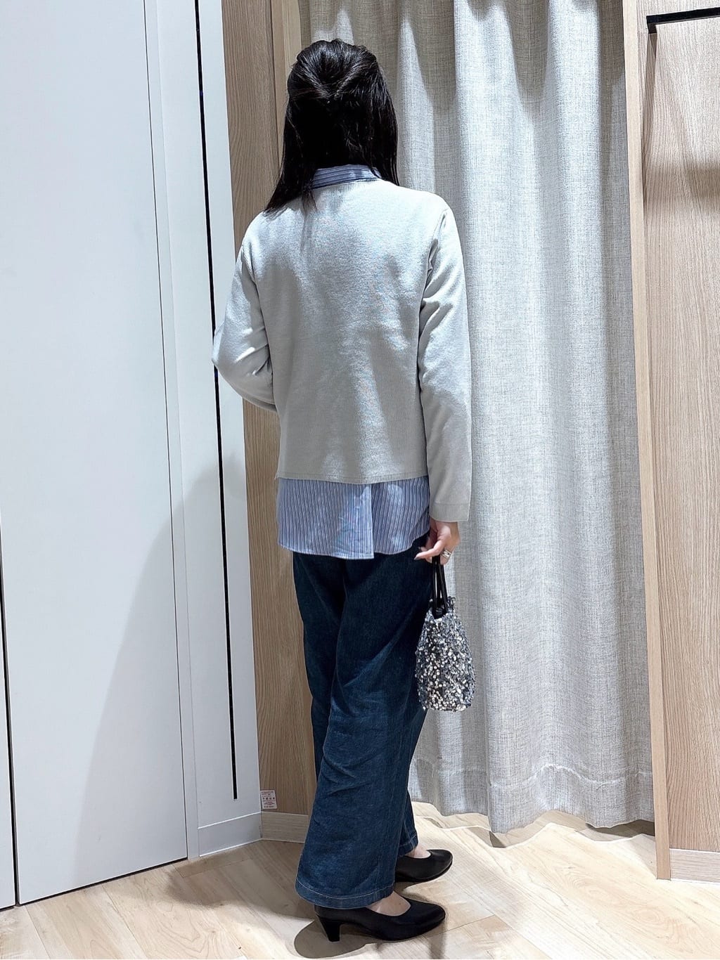 まぁさんさんの「grove｜スクエアスパン2WAYミニトート」を使ったコーディネート