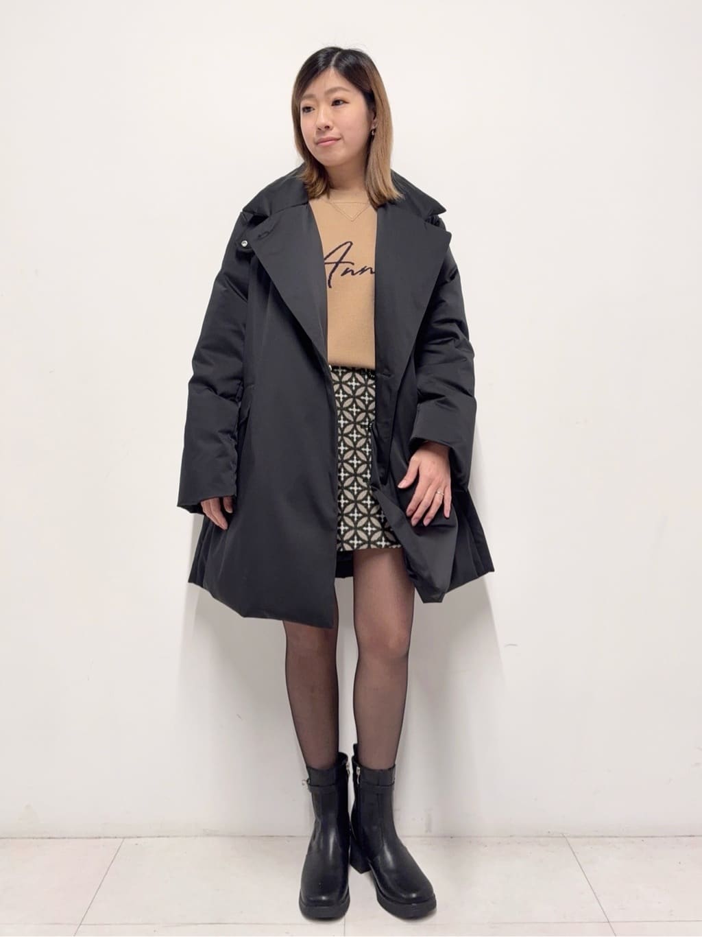 Nishijimaさんの「DRESSTERIOR｜◆アニージャカードニット」を使ったコーディネート