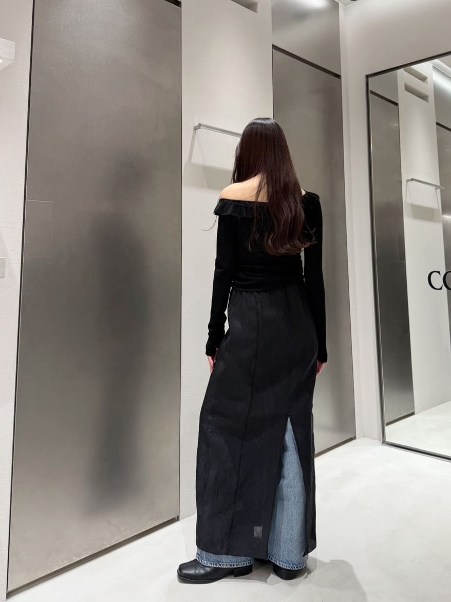 kanamiさんの「CODE A｜pencil sheer skirt」を使ったコーディネート