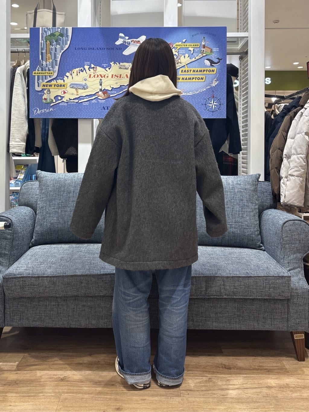 risaさんの「Dessin｜シャギーコート」を使ったコーディネート