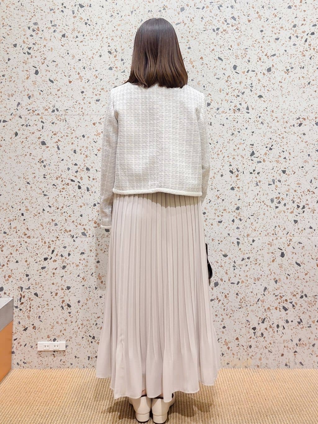 なつみさんの「OPAQUE.CLIP｜【低反発】ラウンドトゥヒールバレエシューズ」を使ったコーディネート