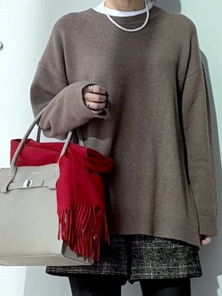 yoshikadoさんの「DRESSTERIOR｜◆【干場義雅&times;DRESSTERIOR】ウールカシミヤニット」を使ったコーディネート