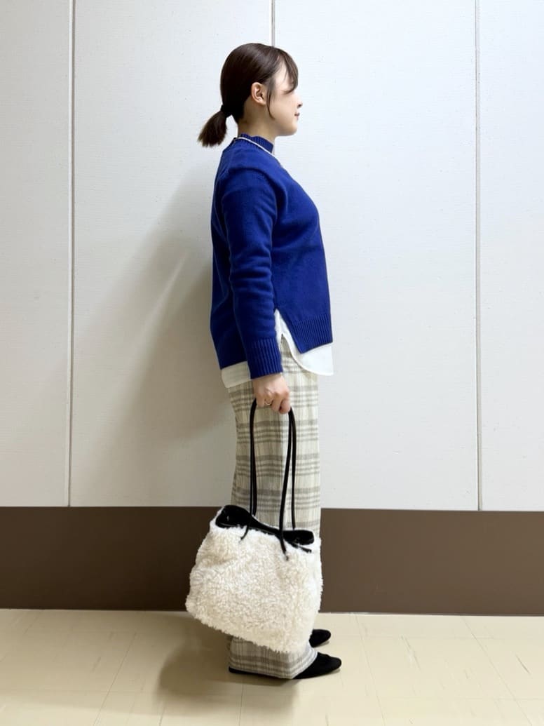 Rikoさんの「INDIVI｜【コットン】シャツ切り替えカットソー」を使ったコーディネート