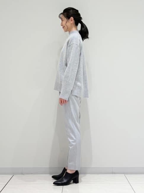 kayoさんの「INDIVI｜【カシミヤ混】ミドルゲージ ハイネックニット」を使ったコーディネート