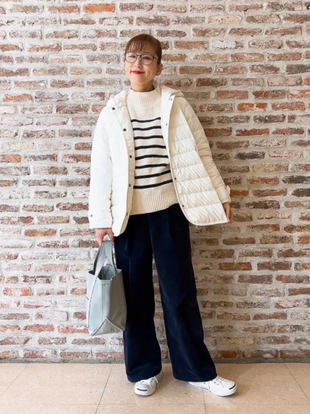 Yasucoさんの「Dessin｜【撥水・2WAY】ミュラーダウンコートミドル丈」を使ったコーディネート