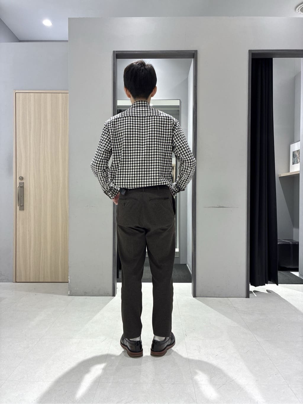 わいずみさんの「TAKEO KIKUCHI｜【None Of Stress】アクティブジャージ 千鳥 ジャケット」を使ったコーディネート