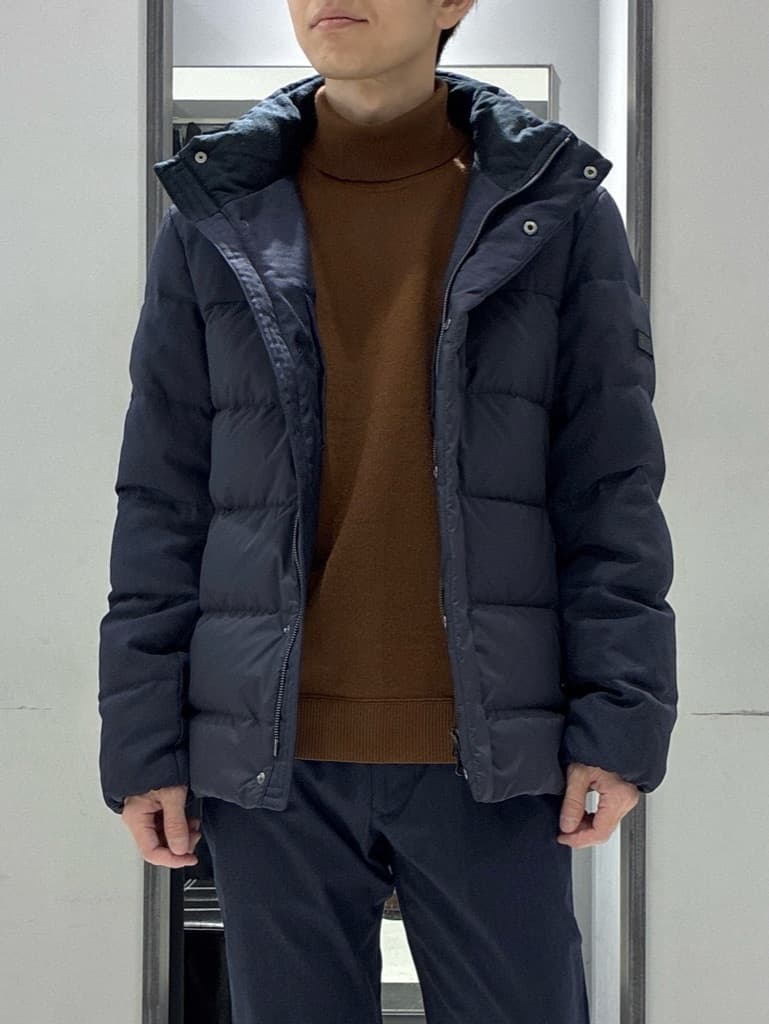 わいずみさんの「TAKEO KIKUCHI｜カラーコンビ ダウンブルゾン」を使ったコーディネート