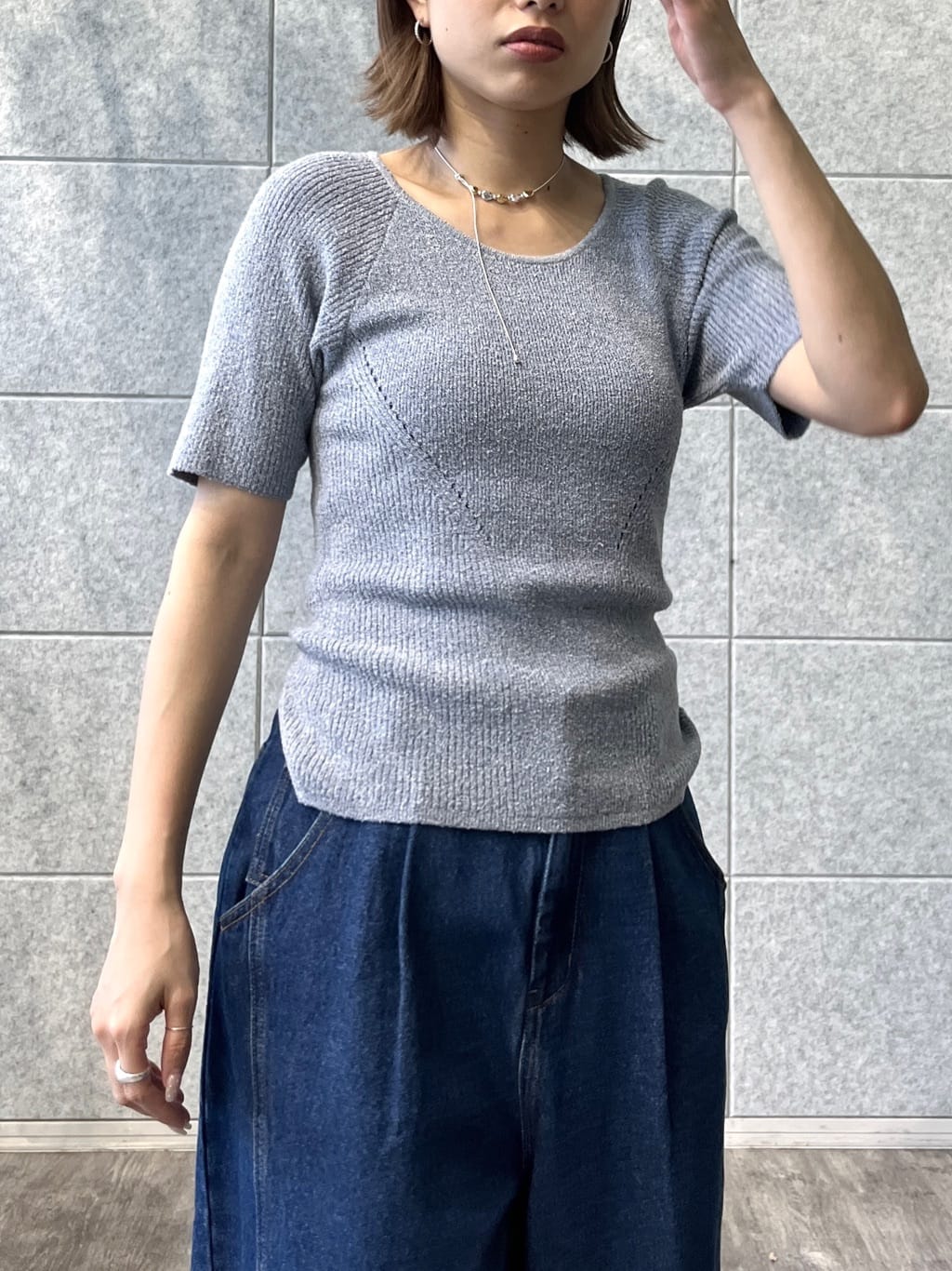 Harukaさんの「INDIVI｜バレルデニムパンツ」を使ったコーディネート