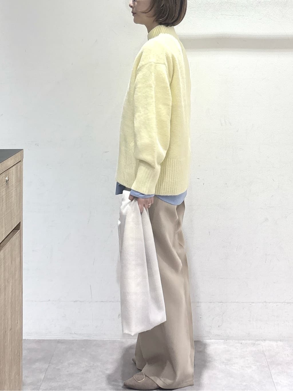 たけねぇさんの「OPAQUE.CLIP｜ふわふわハイネックニット【洗濯機OK】」を使ったコーディネート