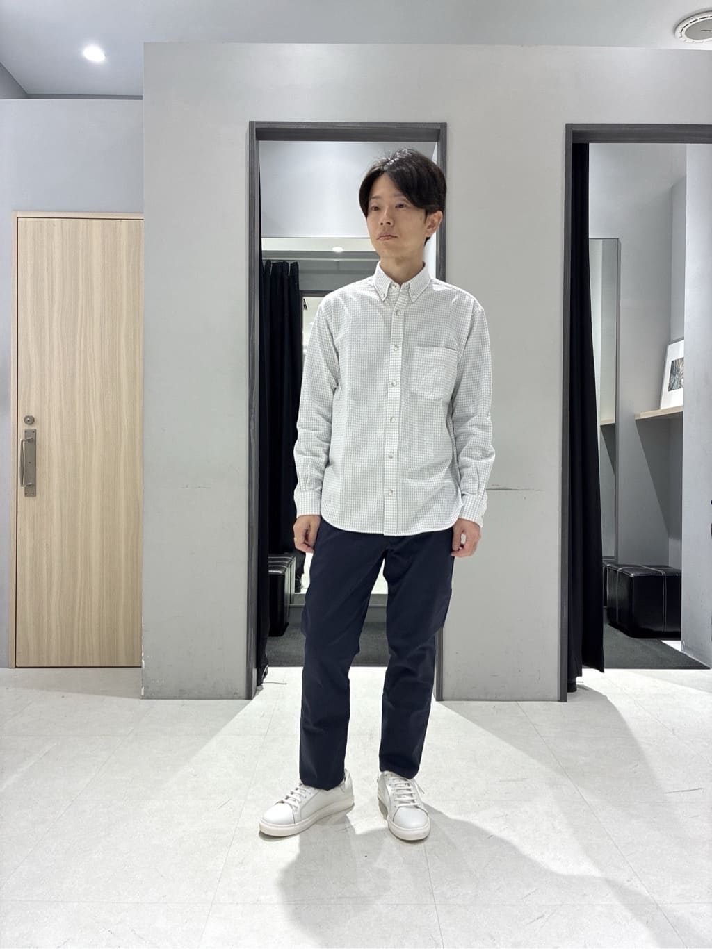 わいずみさんの「TAKEO KIKUCHI｜カシミヤブレンド ビーバー調チェスターコート」を使ったコーディネート