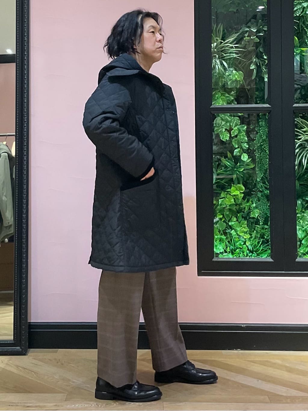 Nagaseさんの「DRESSTERIOR｜◆【干場義雅&times;DRESSTERIOR】ウールカシミヤニット」を使ったコーディネート