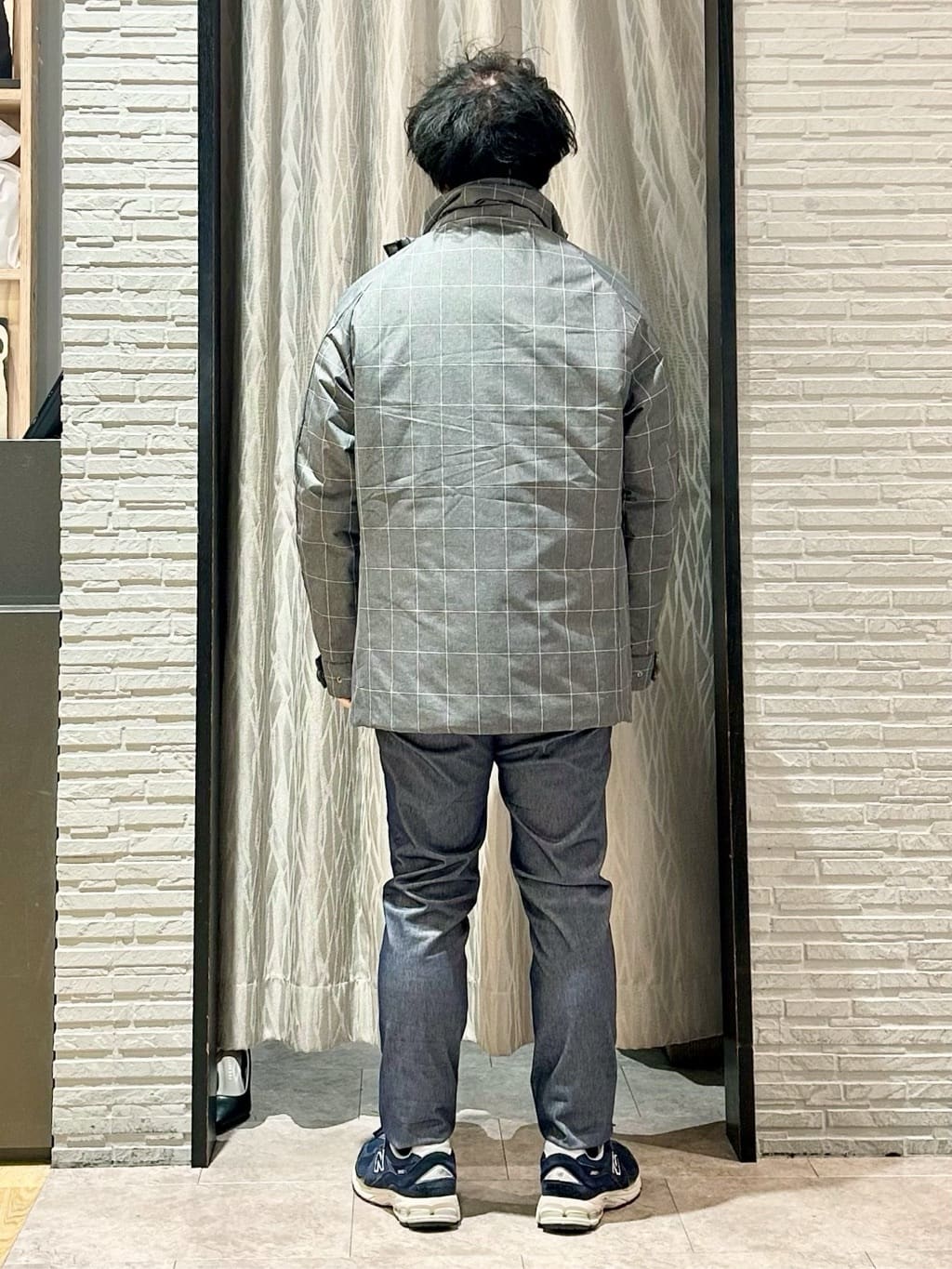 KENJI Iさんの「THE SHOP TK｜【軽くて、暖かい】SORONA／ソロナ 中綿ブルゾン 防風/軽量/洗濯機OK/フード脱着可」を使ったコーディネート