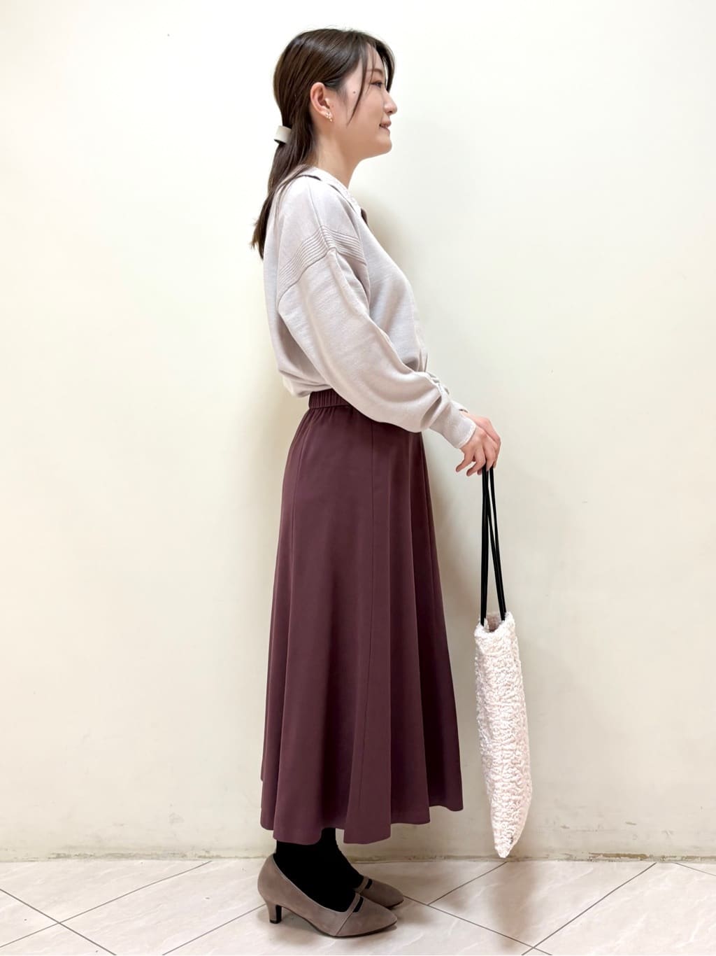 mikiさんの「Reflect｜【着映え◎】衿つきニットトップス」を使ったコーディネート