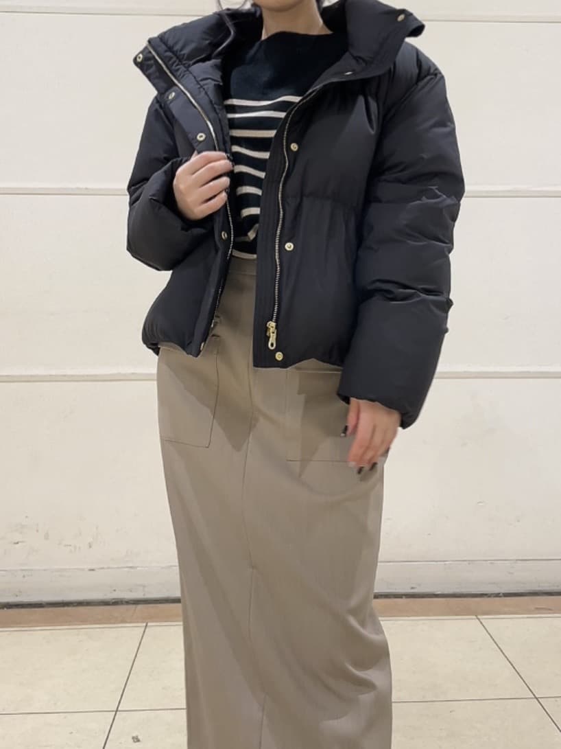 watanabeさんの「UNTITLED｜【洗える】モックネックミラノリブニット」を使ったコーディネート