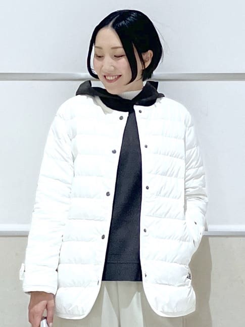 eriko さんの「Dessin｜【撥水・2WAY】ミュラーダウンコートミドル丈」を使ったコーディネート