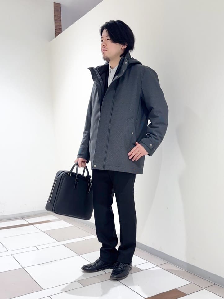 及川さんの「TAKEO KIKUCHI｜【3WAY】ドビー ダウンライナー付ブルゾン」を使ったコーディネート