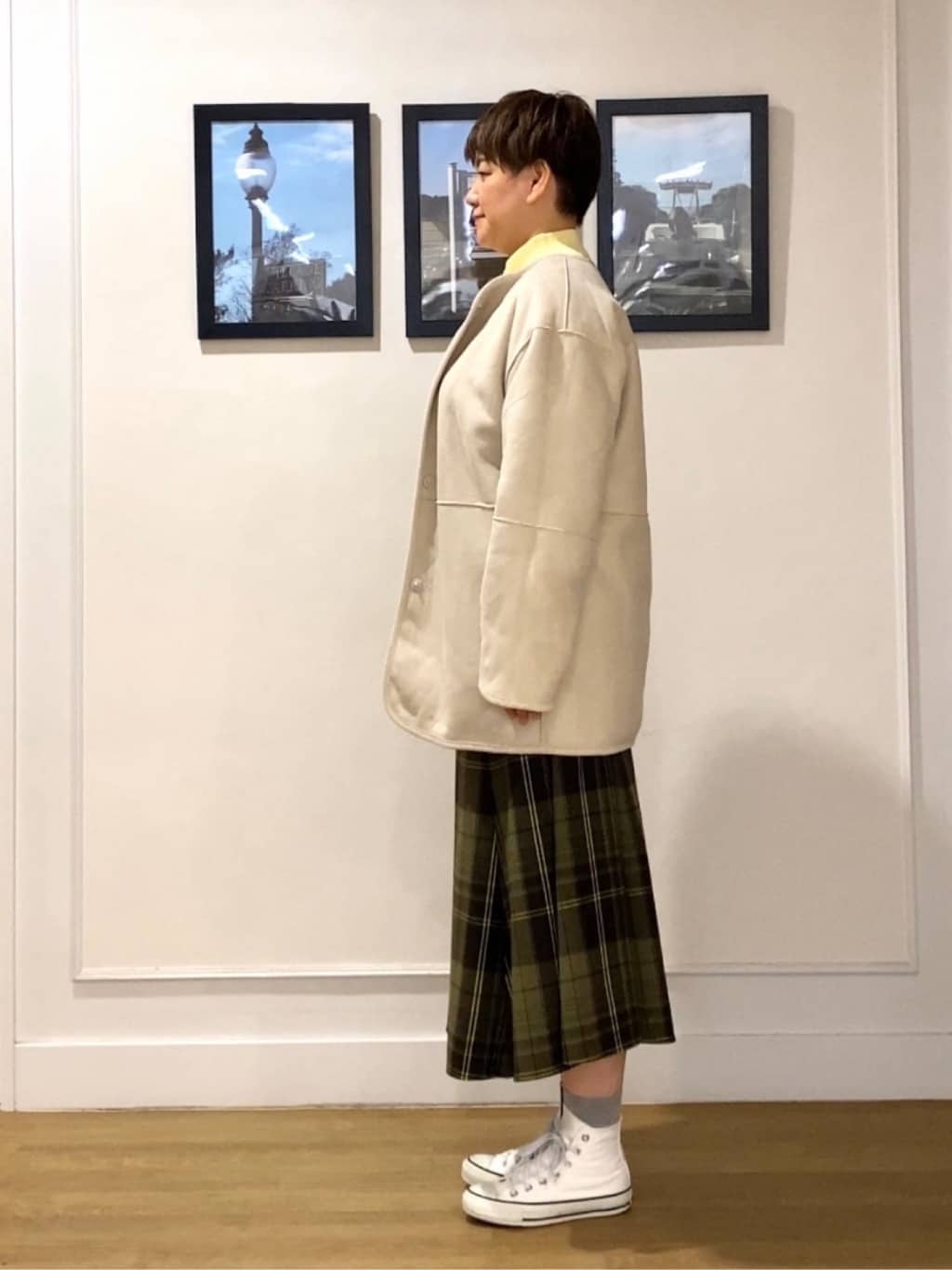 Hiroさんの「Dessin｜【2WAY】フェイクムートンコート」を使ったコーディネート