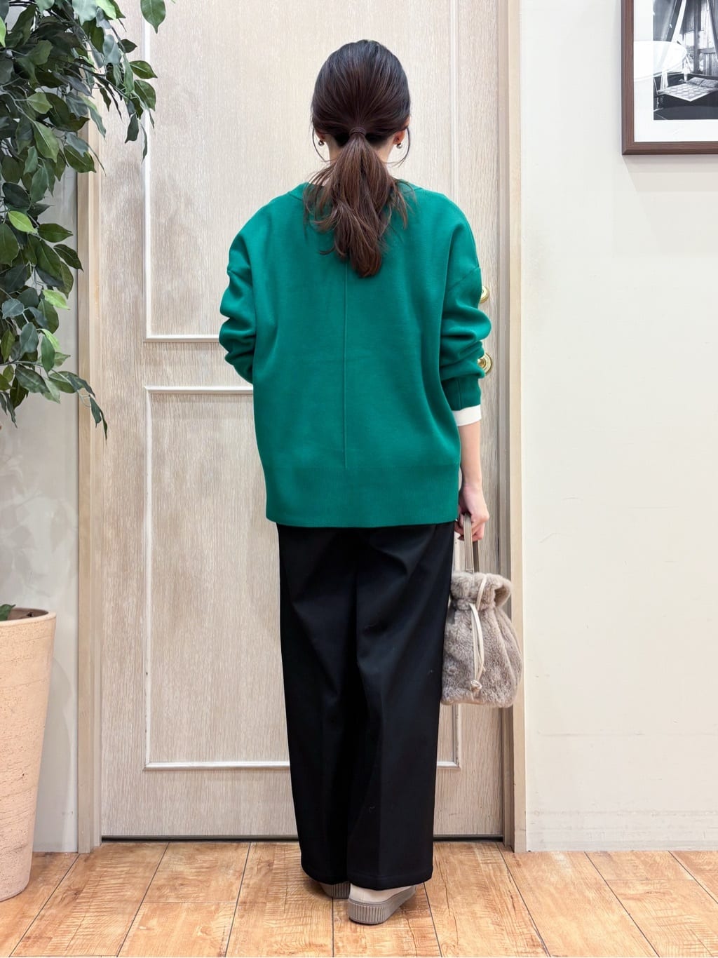 なみさんの「SHOO･LA･RUE｜【あったか/撥水/フード取り外し可能】中綿モンスターコート」を使ったコーディネート