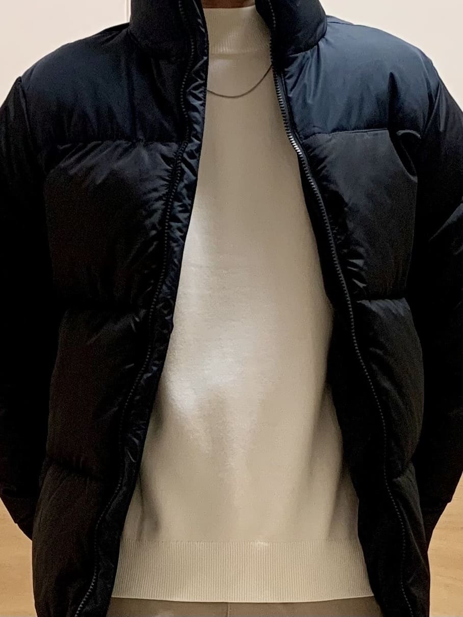 MATUさんの「THE SHOP TK｜【撥水/洗濯機可】寒い季節でも快適 中綿スタンドブルゾン」を使ったコーディネート