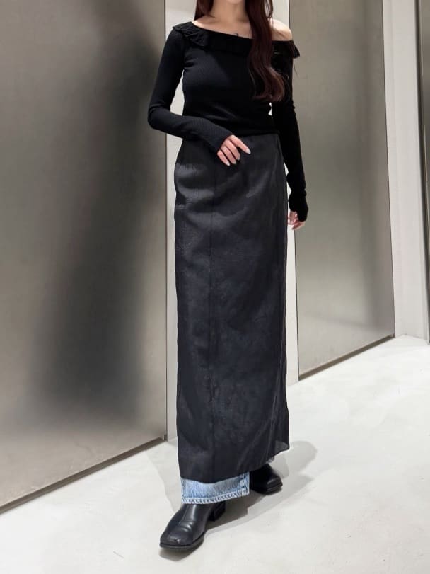 kanamiさんの「CODE A｜pencil sheer skirt」を使ったコーディネート
