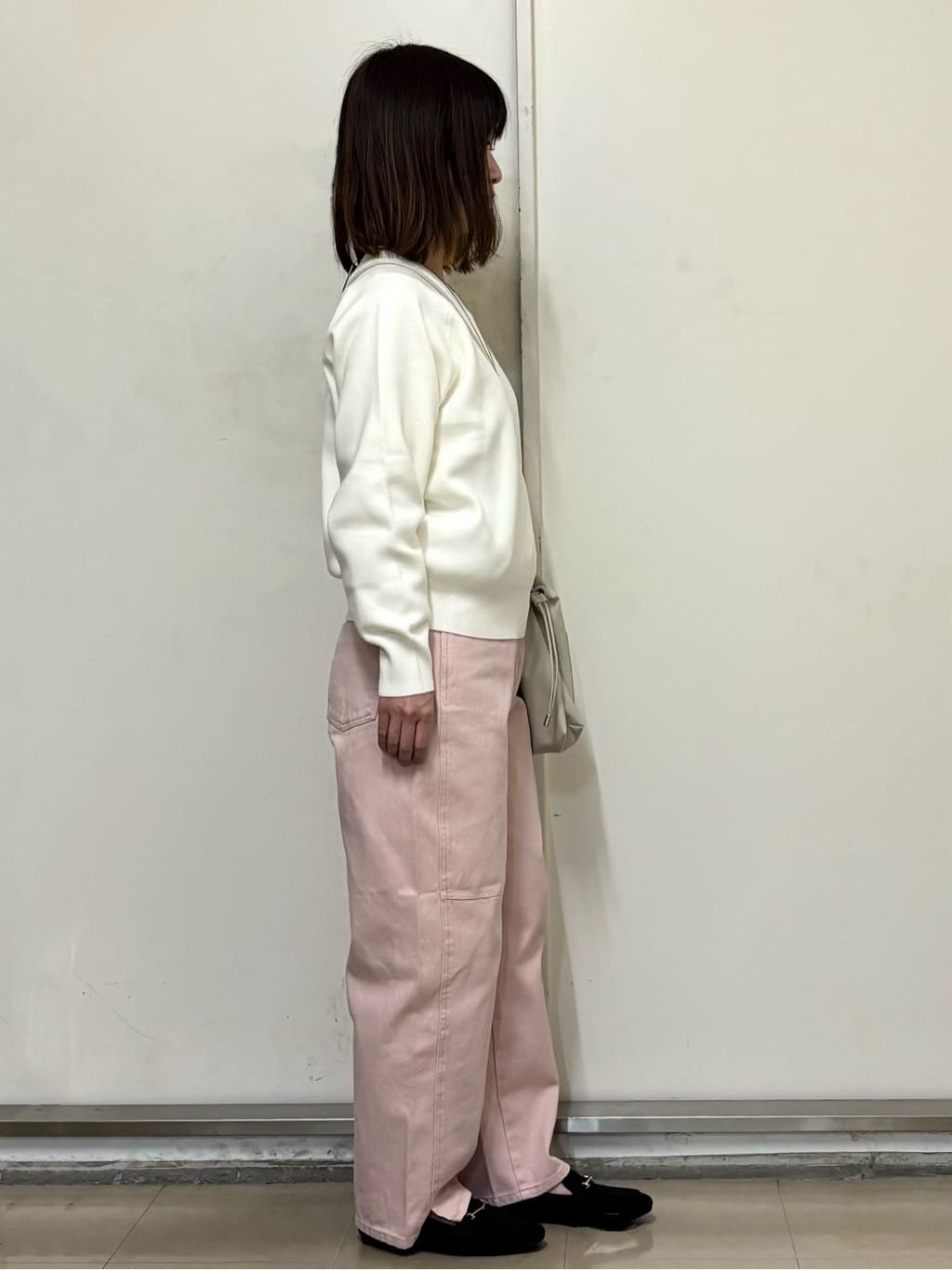 やまさんの「OPAQUE.CLIP｜スウェットライクニット【洗濯機OK】」を使ったコーディネート