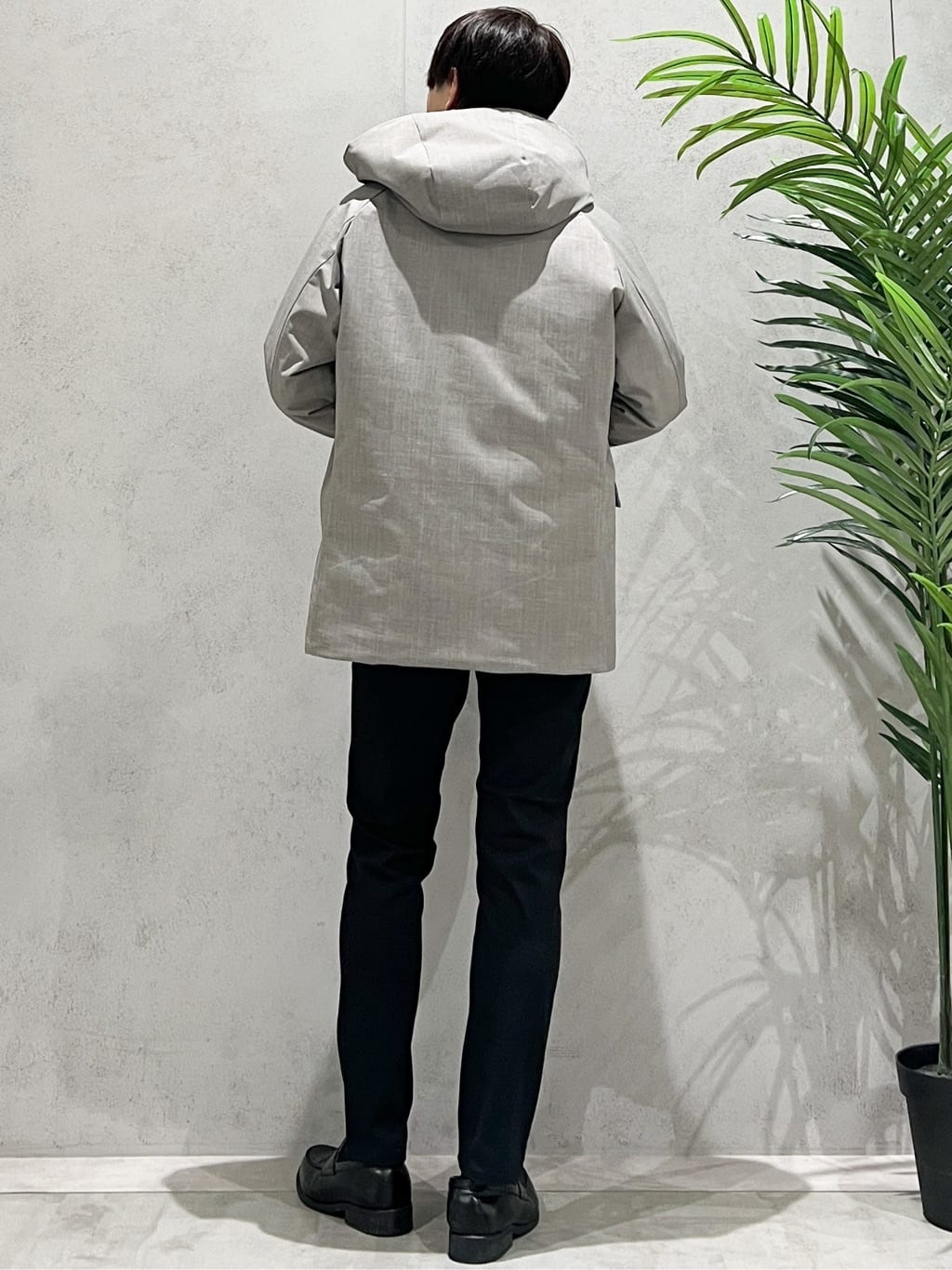 SHI-MAさんの「THE SHOP TK｜【軽くて、暖かい】SORONA／ソロナ 中綿ブルゾン 防風/軽量/洗濯機OK/フード脱着可」を使ったコーディネート