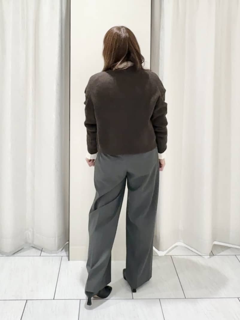 ʏᴜᴋɪᴋᴏさんの「UNTITLED｜【ゆったりサイズ／着丈短め】ジップニットカーディガン」を使ったコーディネート