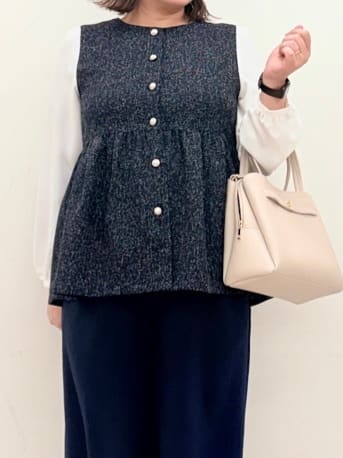 haruさんの「SHOO･LA･RUE｜【2WAY】上品きれい 金具ベルトトートバッグ」を使ったコーディネート