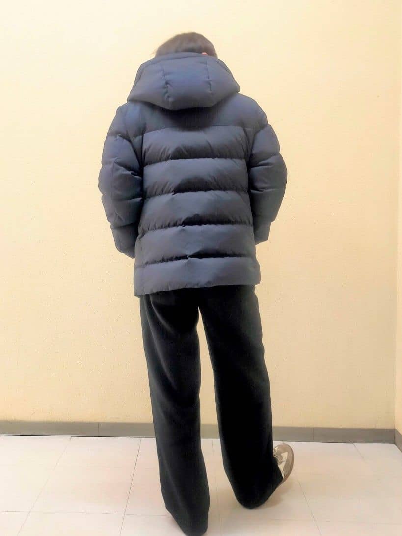 nerさんの「TAKEO KIKUCHI｜カラーコンビ ダウンブルゾン」を使ったコーディネート