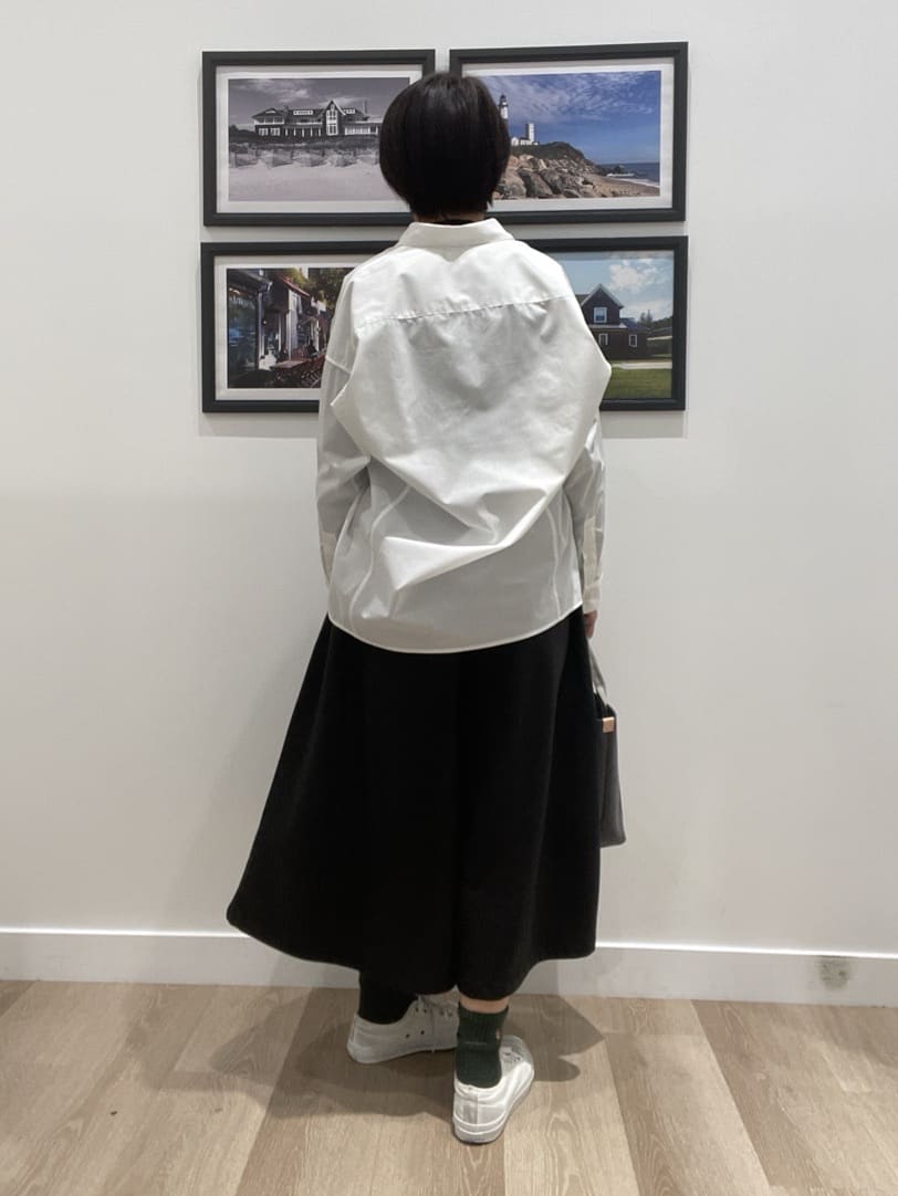 Naoさんの「Dessin｜【洗える】刺繍ロゴ入りオーバーシャツ」を使ったコーディネート