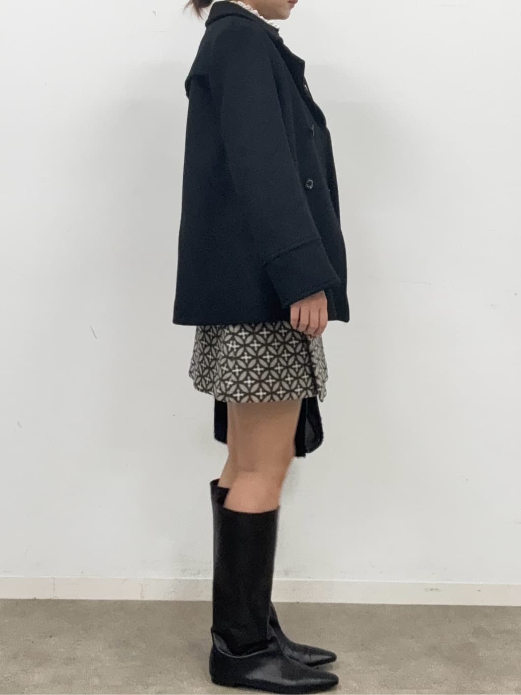 BUNさんの「DRESSTERIOR｜アニージャカードニット」を使ったコーディネート
