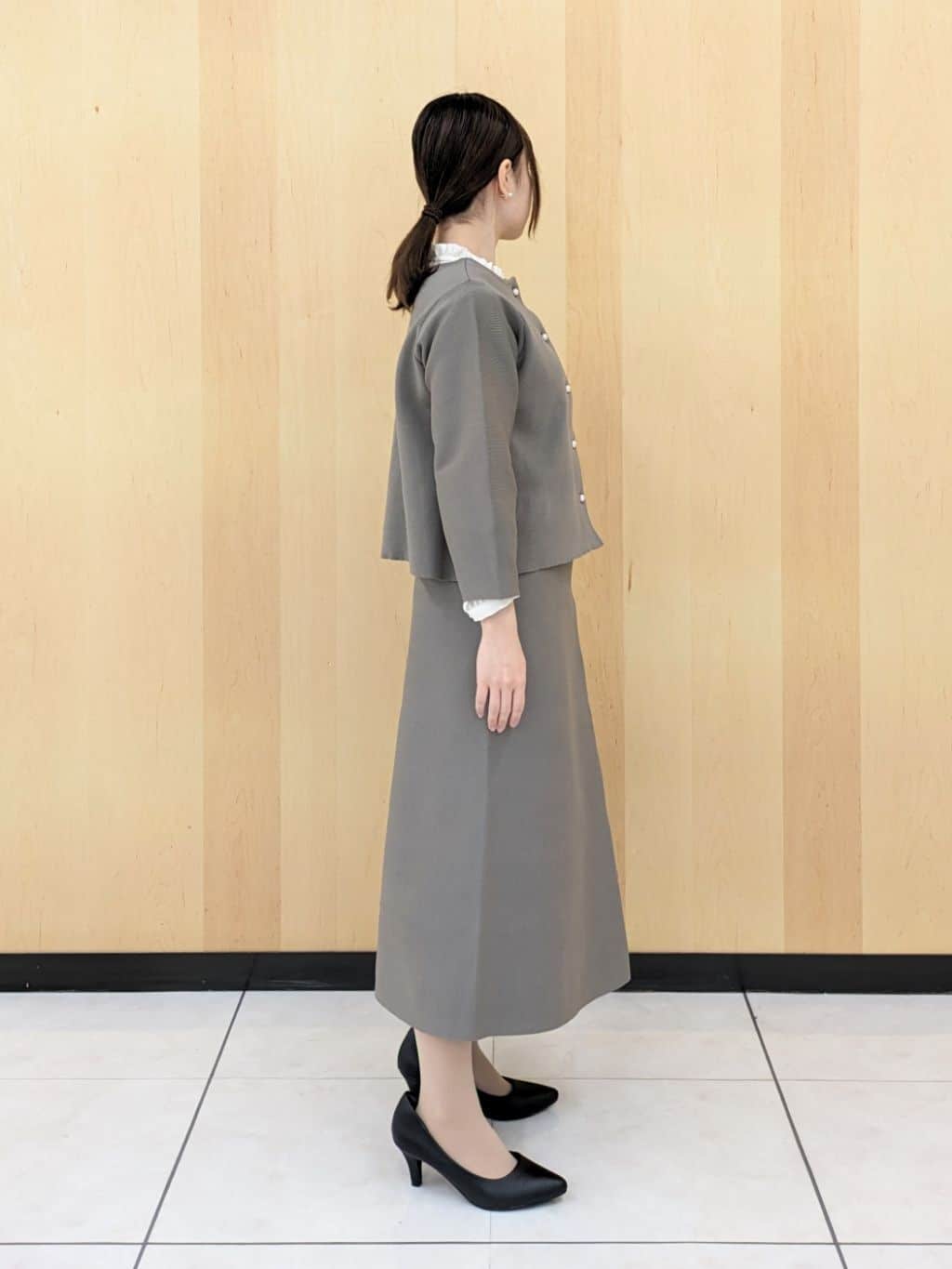 Ayakaさんの「Dessin｜【入卒/セレモニー/単品使い2WAY可能】ニットセットアップ」を使ったコーディネート