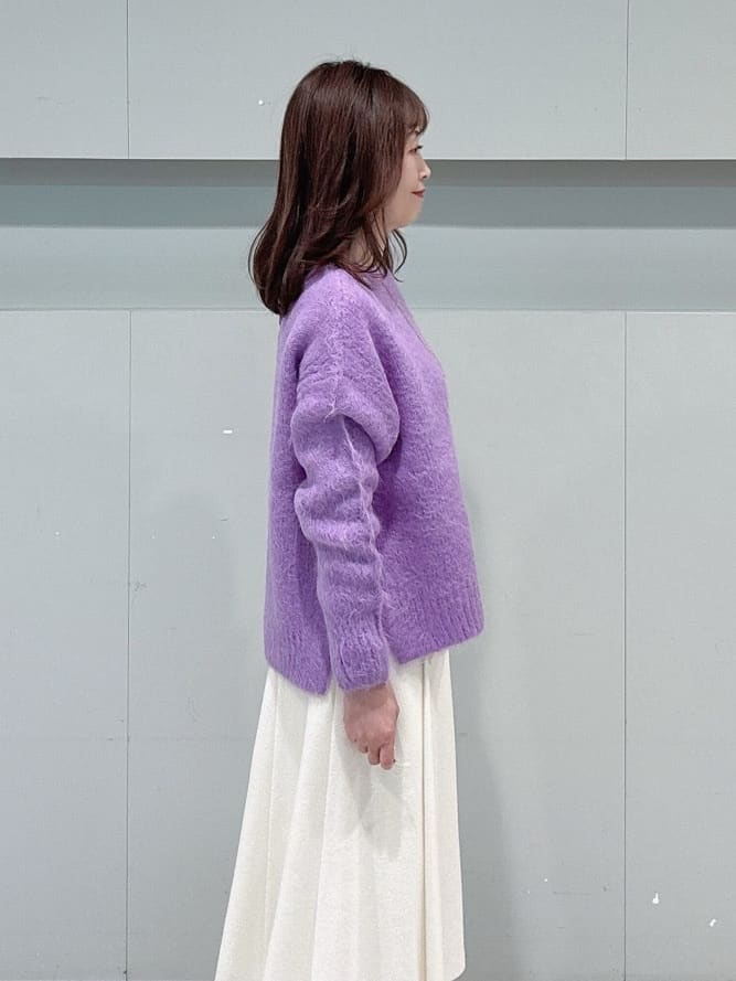 makiさんの「UNTITLED｜【ゆったり】アルパカ混シャギーニット」を使ったコーディネート